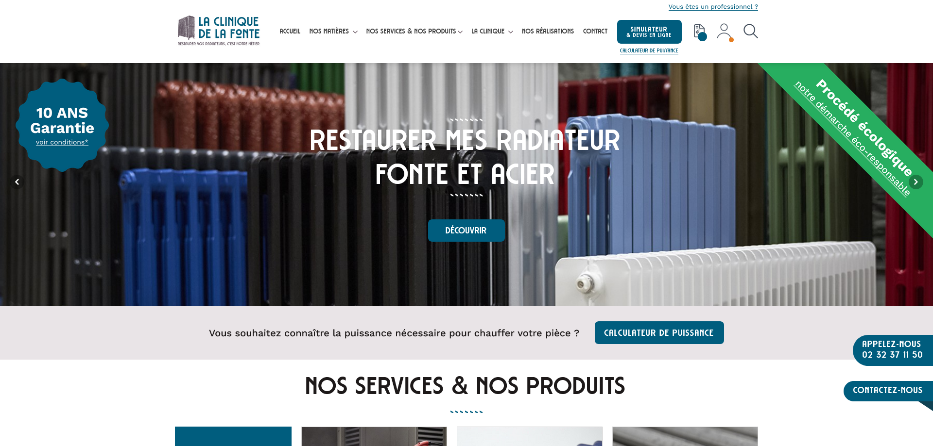 Visualisation du site La clinique de la Fonte