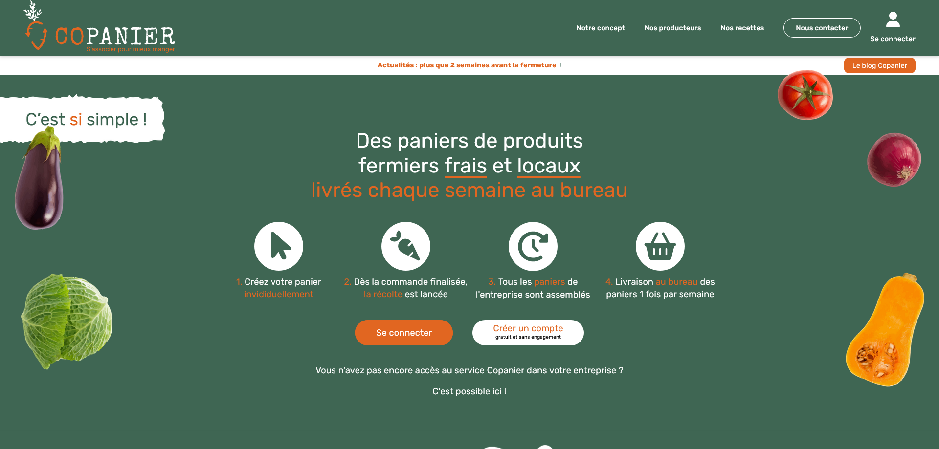 Visualisation du site Copanier